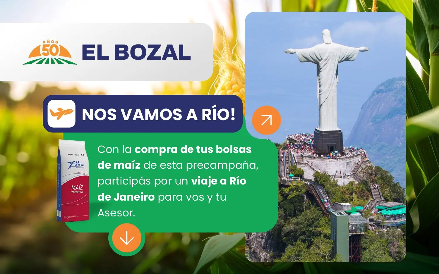El Bozal cumple 50 años y sortea un viaje a Río de Janeiro entre sus clientes